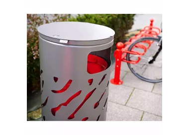 Corbeille Venise couvercle réhaussé 80 litres PROCITY