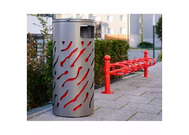 Corbeille Venise couvercle réhaussé 80 litres PROCITY