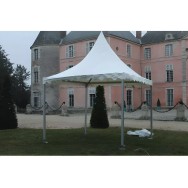 Tente Pagode Alu Garden - 4 x 4 m - Ht 2,50m - Toit + armature