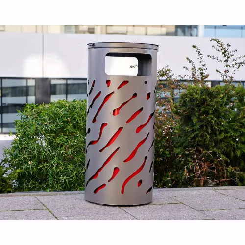 Corbeille Venise couvercle réhaussé 80 litres PROCITY