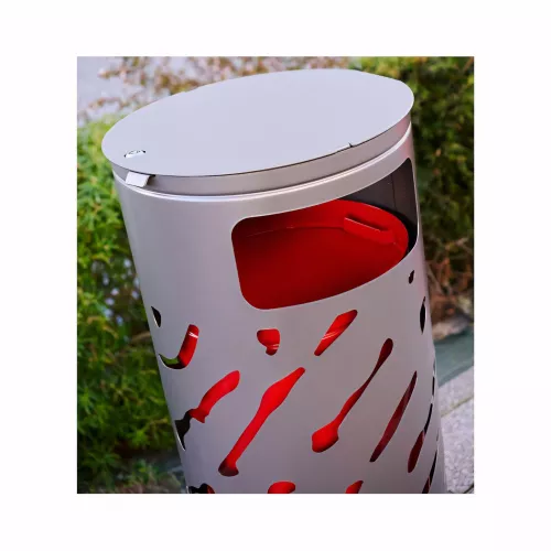 Corbeille Venise couvercle réhaussé 80 litres PROCITY