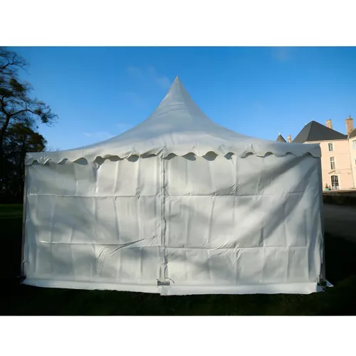 Tente Pagode Alu Garden - 5 x 5 m - Ht 2,20m - Complète