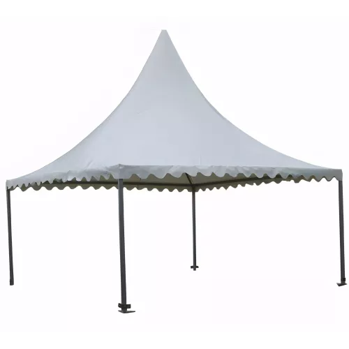 Tente Pagode Alu Garden - 5 x 5 m - Ht 2,20m - Toit + armature