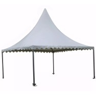 Tente Pagode Alu Garden - 5 x 5 m - Ht 2,20m - Toit + armature