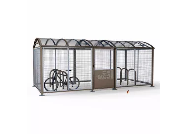 Appui vélos trombone Ø60mm PROCITY