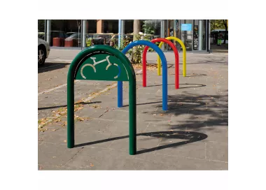 Appui vélos trombone Ø60mm PROCITY