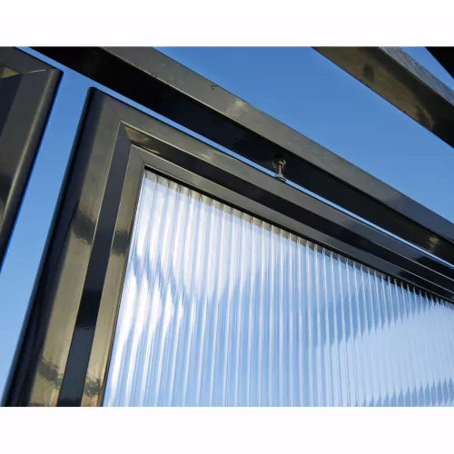 Abri vélos Voûte "M" avec bardages polycarbonate PROCITY