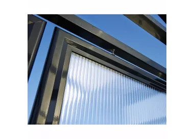 Abri vélos Voûte "M" avec bardages polycarbonate PROCITY