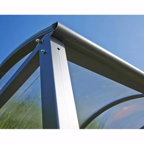 Abri vélos Voûte "M" avec bardages polycarbonate PROCITY