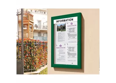 Vitrine Tradition avec bandeau intérieur PROCITY