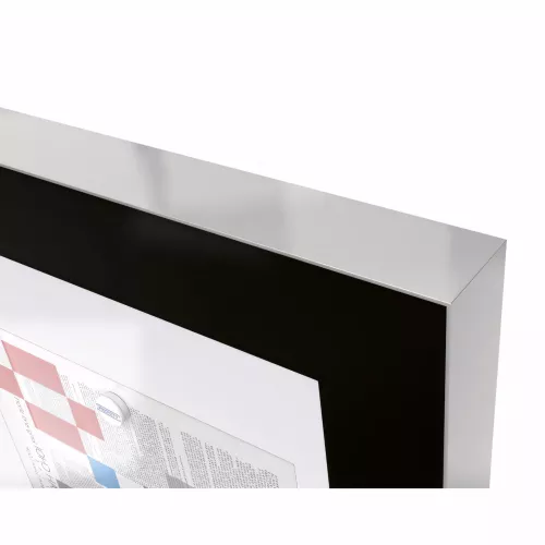 Vitrine Edge ép. 54 mm sur poteaux PROCITY