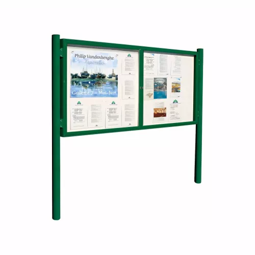 Vitrine 1000 sur poteaux Ø76 mm PROCITY