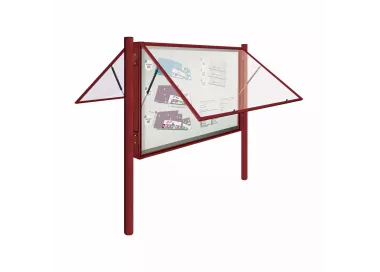 Vitrine 2000 sur poteaux Ø76 mm PROCITY