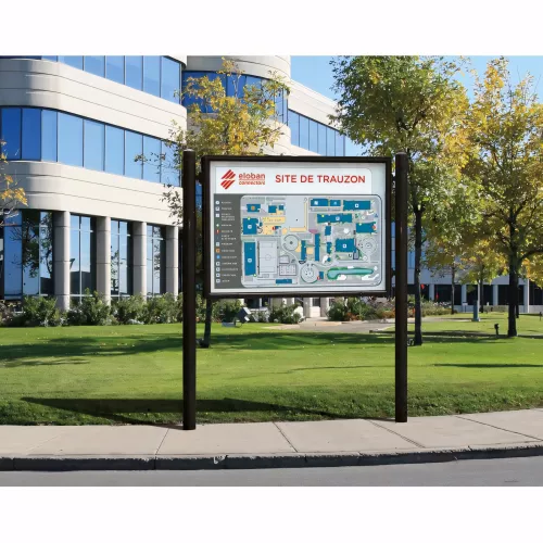 Panneau-vitrine Carrefour PROCITY