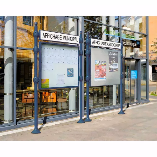 Panneau-vitrines d'information City PROCITY