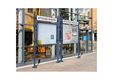 Panneau-vitrines d'information City PROCITY