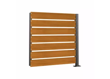 Bardage de retour avant pour abri conteneurs Modulo