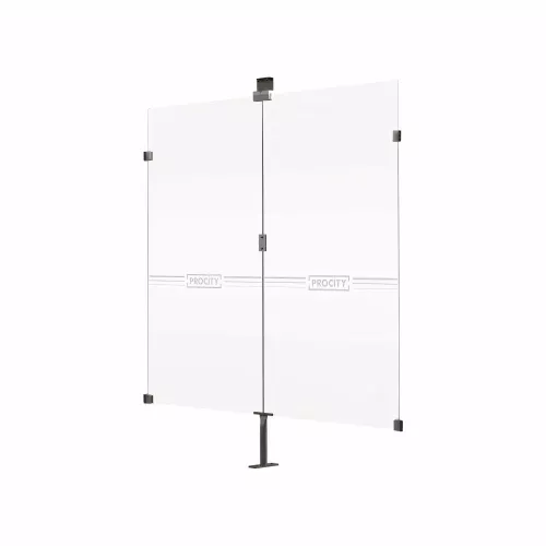 Bardage latéral en verre sécurisé