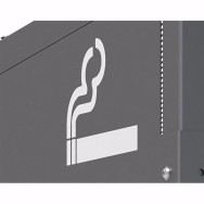Autocollant du symbole "cigarette"