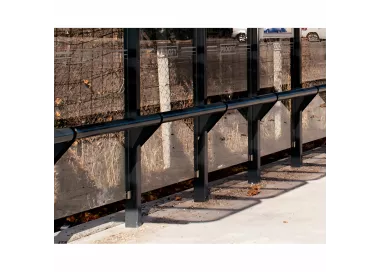 Assis-debout pour station bus Conviviale®