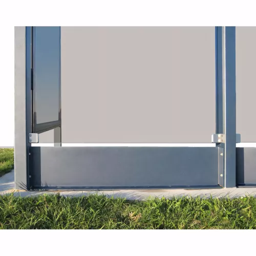 Bavette coupe vent et coupe neige pour un vitrage