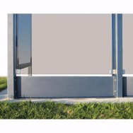 Bavette coupe vent et coupe neige pour un vitrage