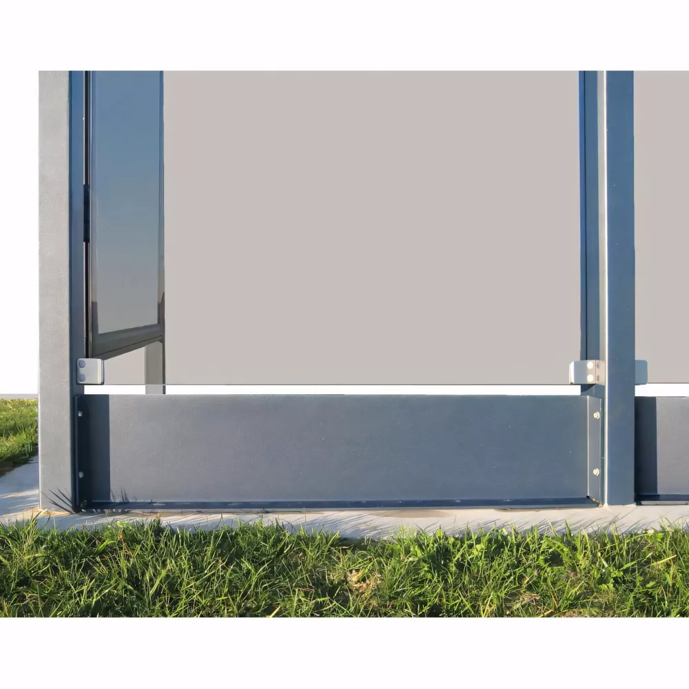 Bavette coupe vent et coupe neige pour un vitrage