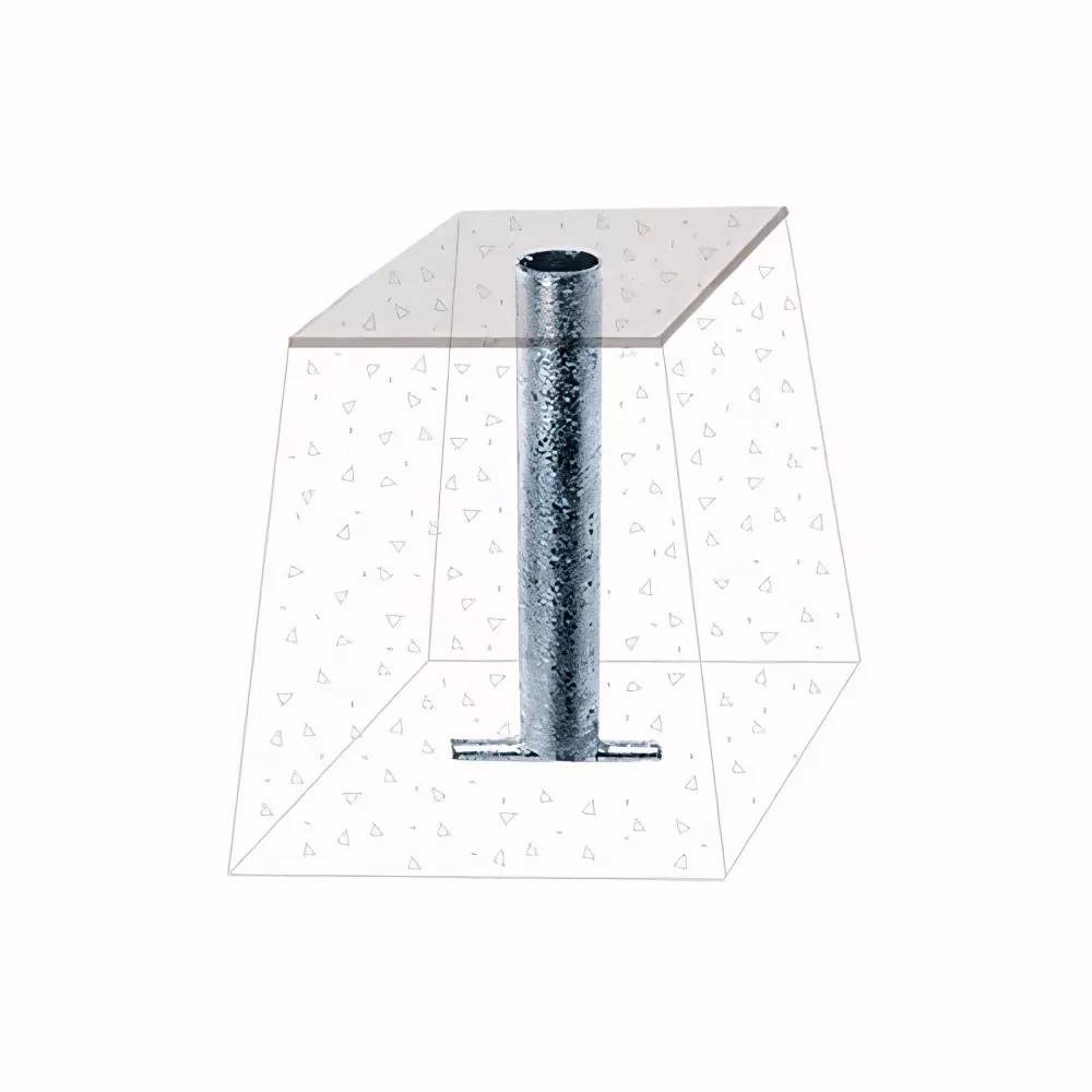 Pieds amovibles pour tube 30 x 30 mm