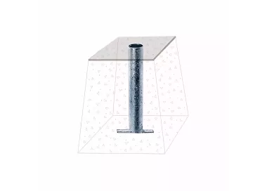 Pieds amovibles pour tube 30 x 30 mm