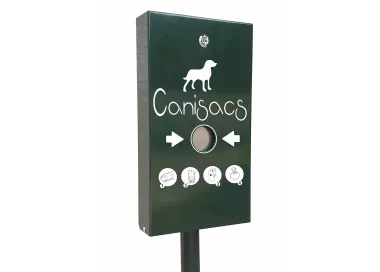 Borne de propreté avec distributeur CANISACS + 1 carton de 500 sachets
