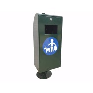 Corbeille HYGIE ALUMINIUM bac intérieur 30 L
