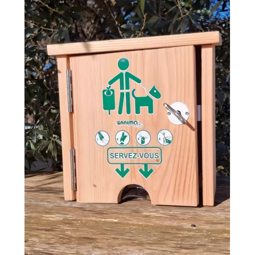 Distributeur liasse papier en bois des Cévennes