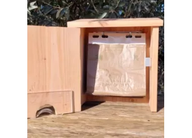 Distributeur liasse papier en bois des Cévennes