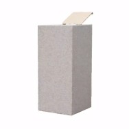 Corbeille carrée en béton HADES 110l.