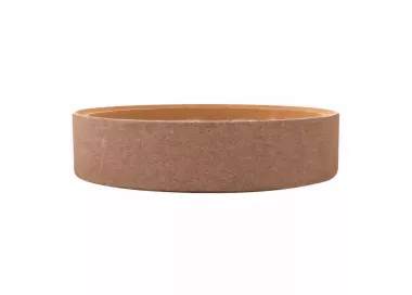 Jardinière ronde en béton AHMOSIS
