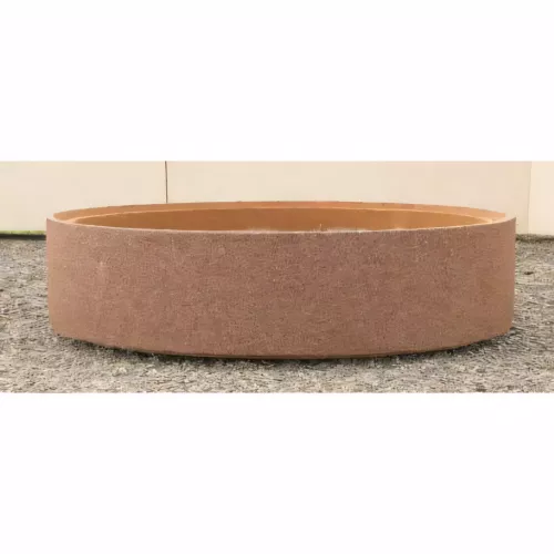 Jardinière ronde en béton AHMOSIS