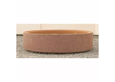 Jardinière ronde en béton AHMOSIS