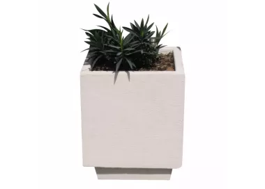 Jardiniere carrée en béton MENES