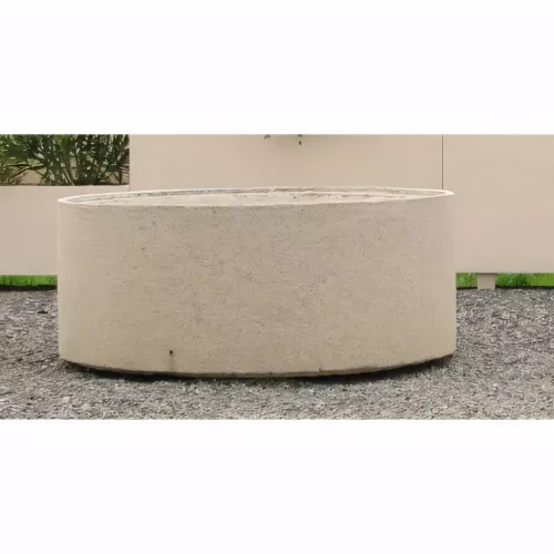 Jardinière ronde en béton MYKERINOS