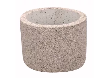 Jardinière ronde en béton TAOUSERT