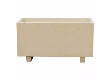 Jardinière rectangulaire en béton TOUTANKHAMON