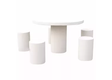 Table de pique-nique en béton RONDE