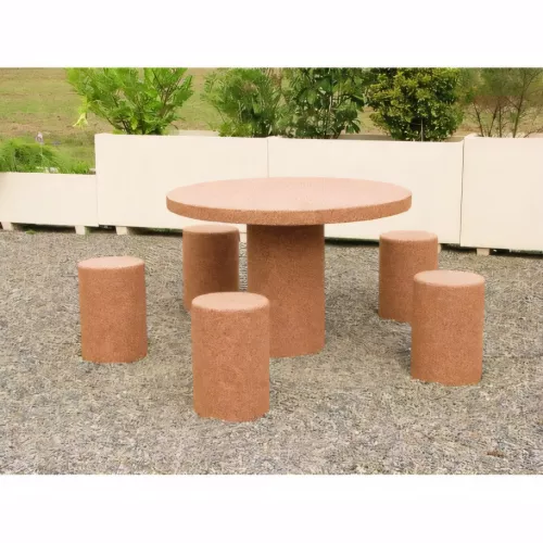 Table de pique-nique en béton RONDE