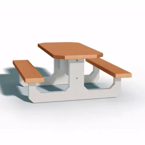 Table de pique-nique en béton OCTOGONALE