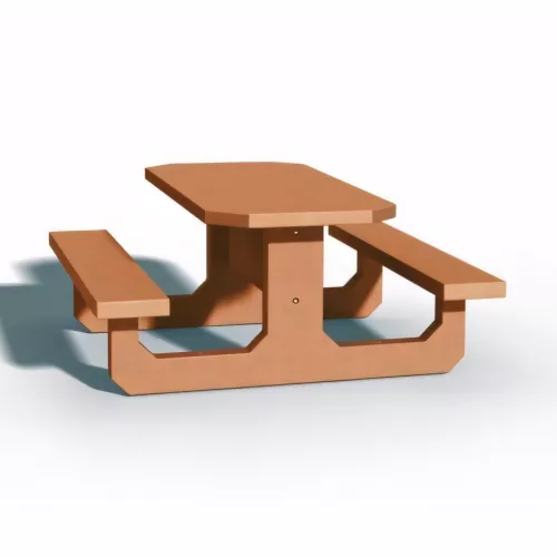 Table de pique-nique en béton OCTOGONALE