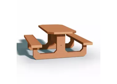 Table de pique-nique en béton OCTOGONALE
