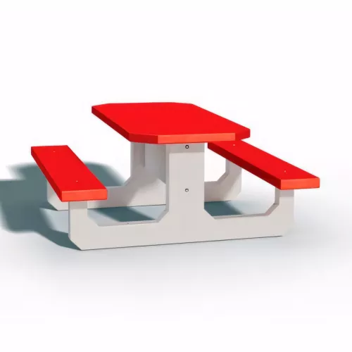 Table de pique-nique en béton OCTOGONALE
