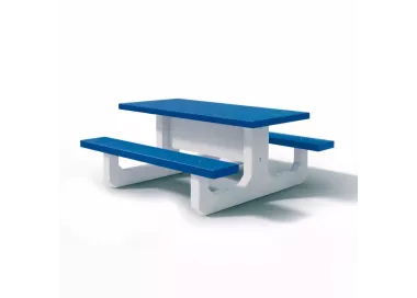 Table de pique-nique en béton RECTANGLE