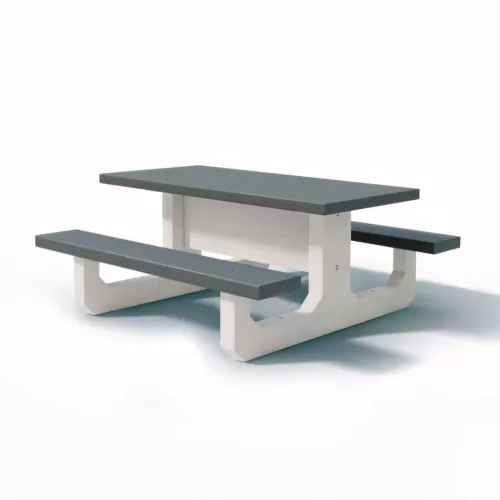 Table de pique-nique en béton RECTANGLE