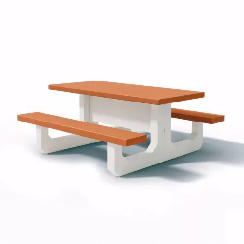 Table de pique-nique en béton RECTANGLE